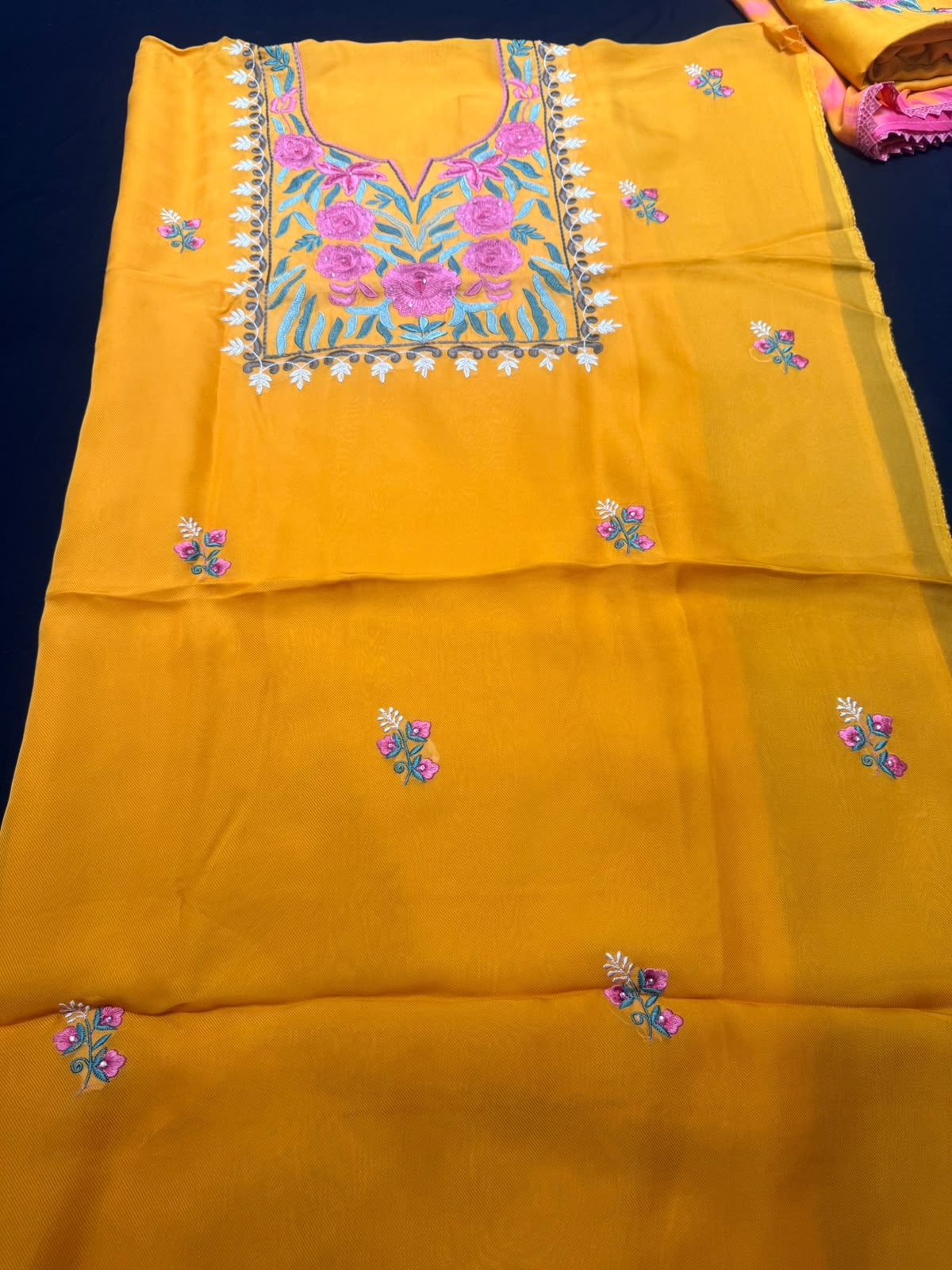 Suit l Cotton and Organza